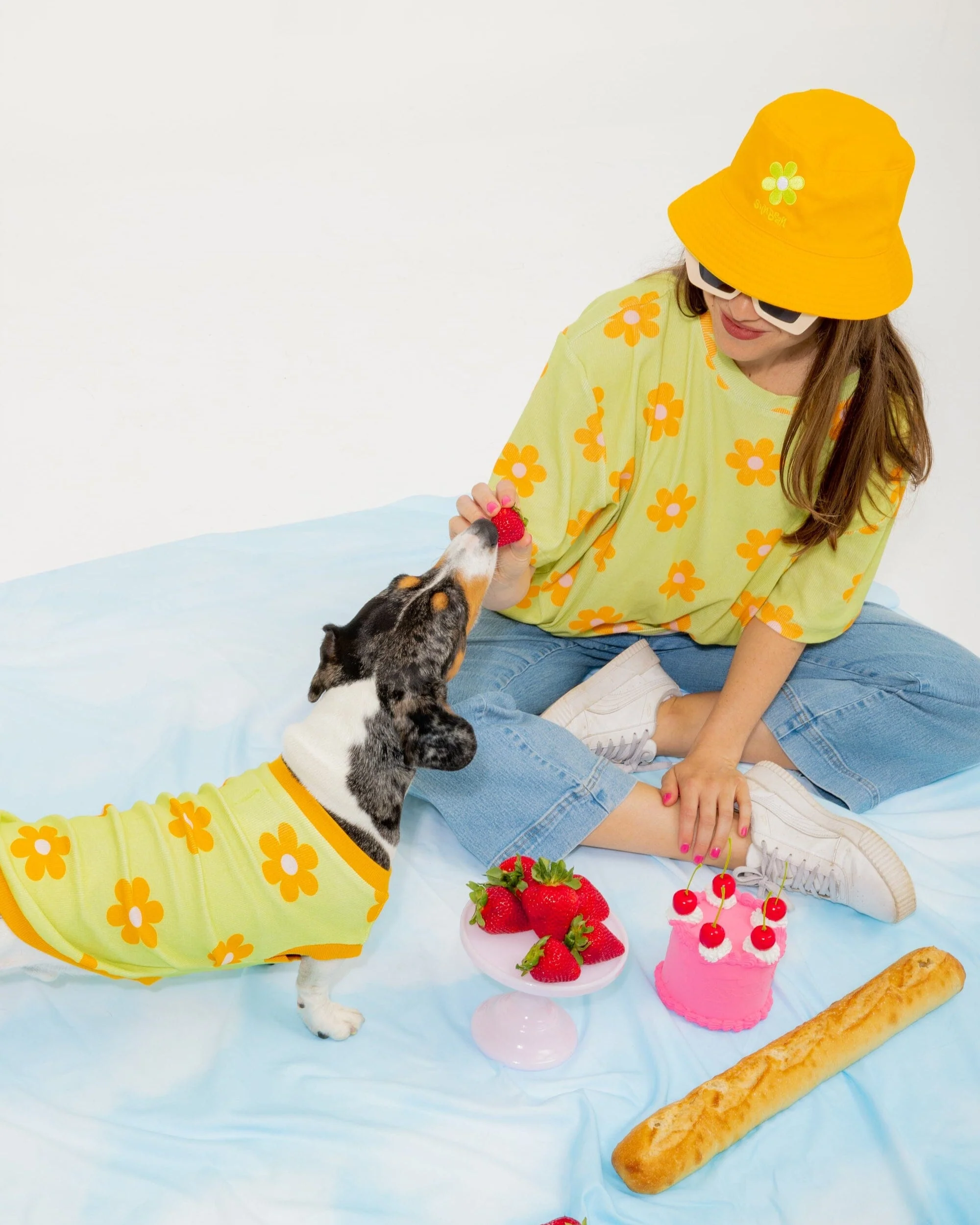 Flower Power Human Oversized T-shirt - Image 4