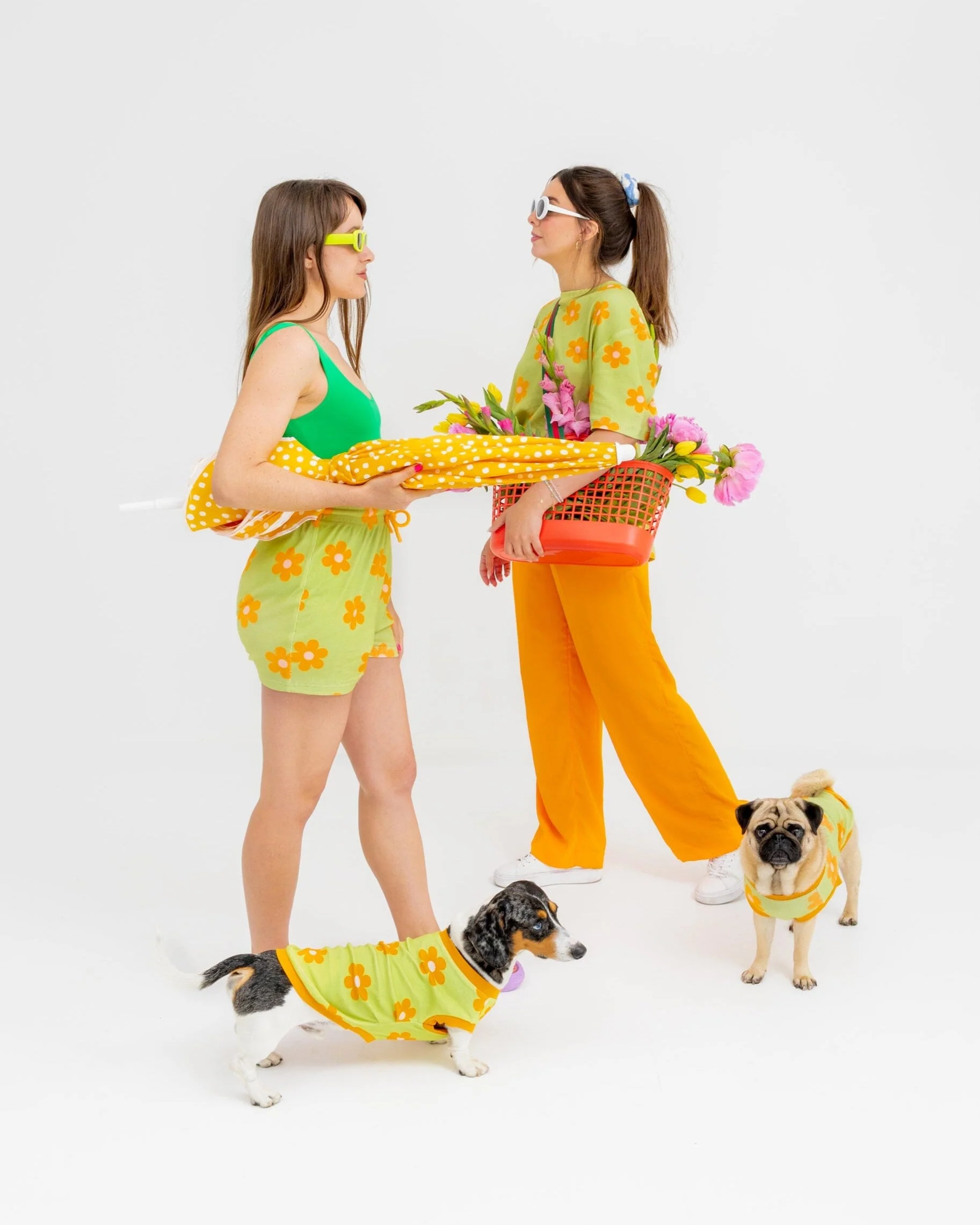 Flower Power Human Shorts - Image 3