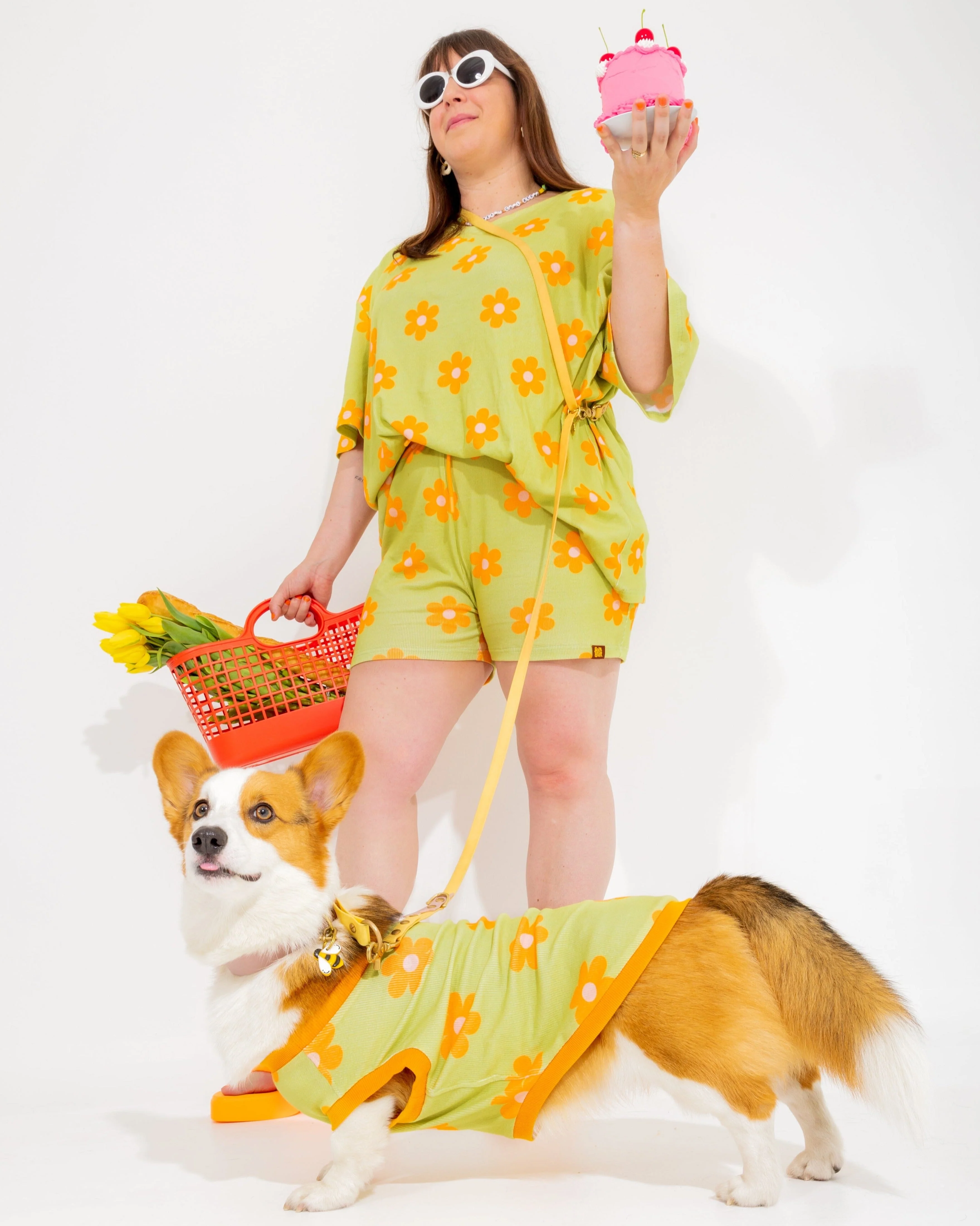 Flower Power Human Shorts - Image 4