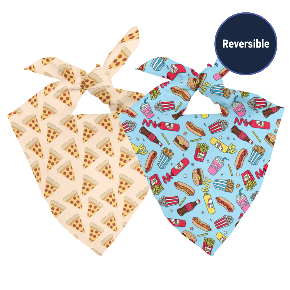 Pizza & Food Dog Bandana - Image 2