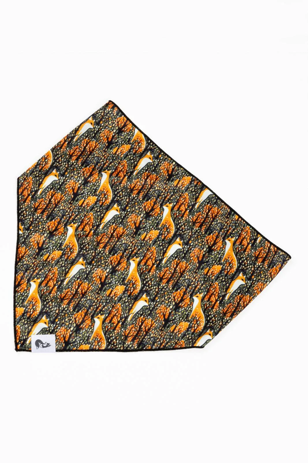 Foxes in Fall Dog Bandana & Matching Keychain - Image 7