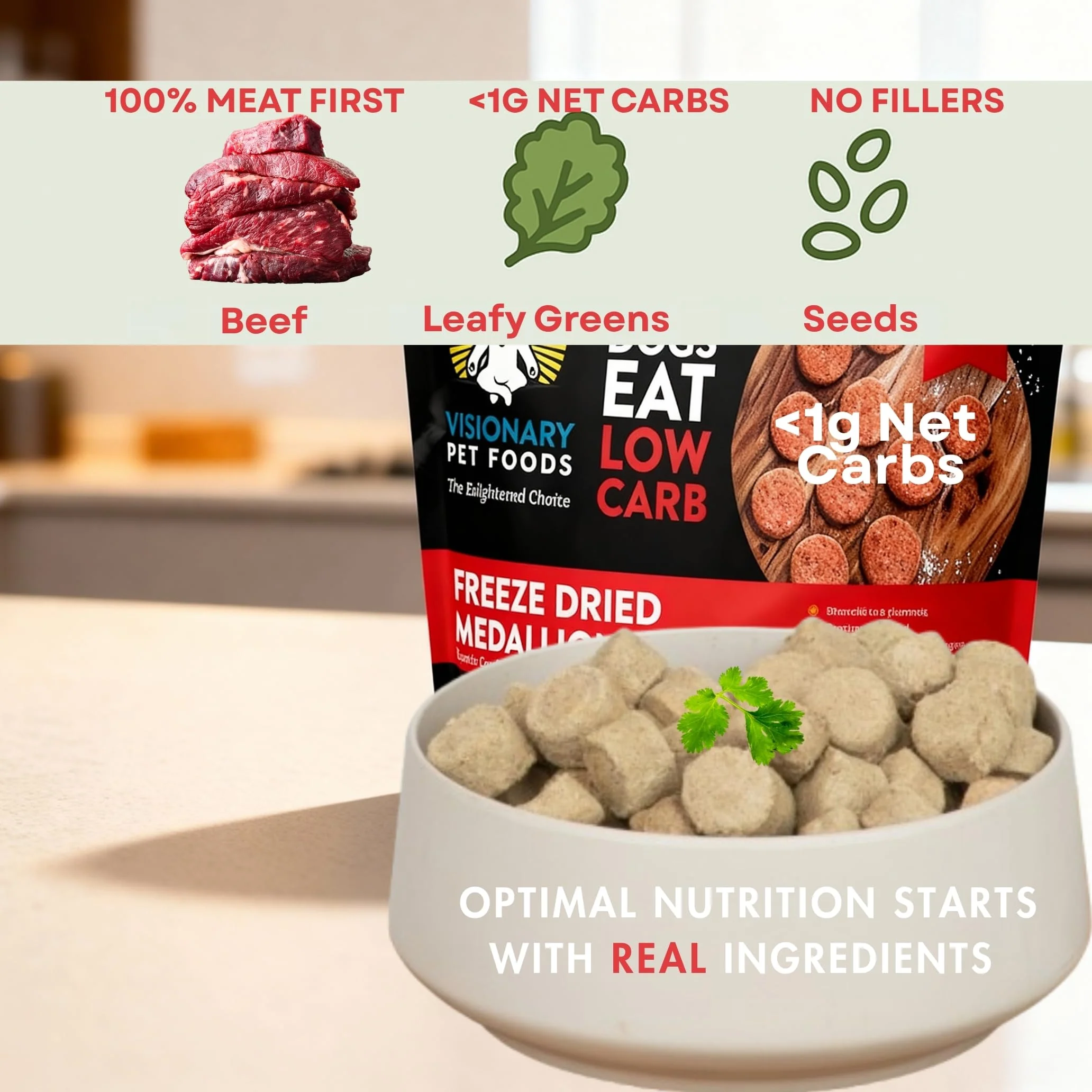 Freeze-Dried Beef Dog Food – High-Protein, Grain-Free Keto Recipe | 25oz Bag - Image 6