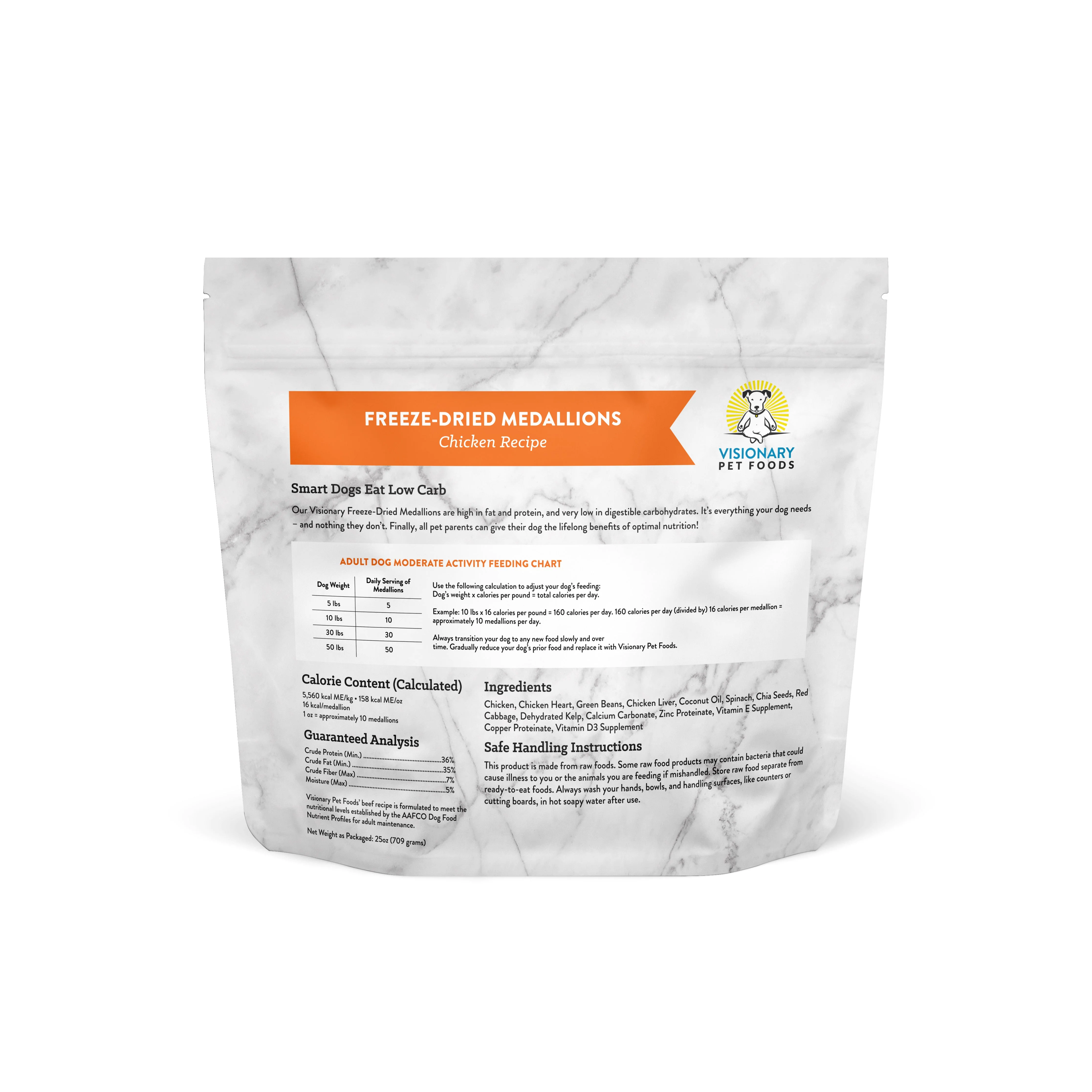 Freeze-Dried Chicken Dog Food – High-Protein, Grain-Free Keto Recipe | 25oz Bag - Image 7