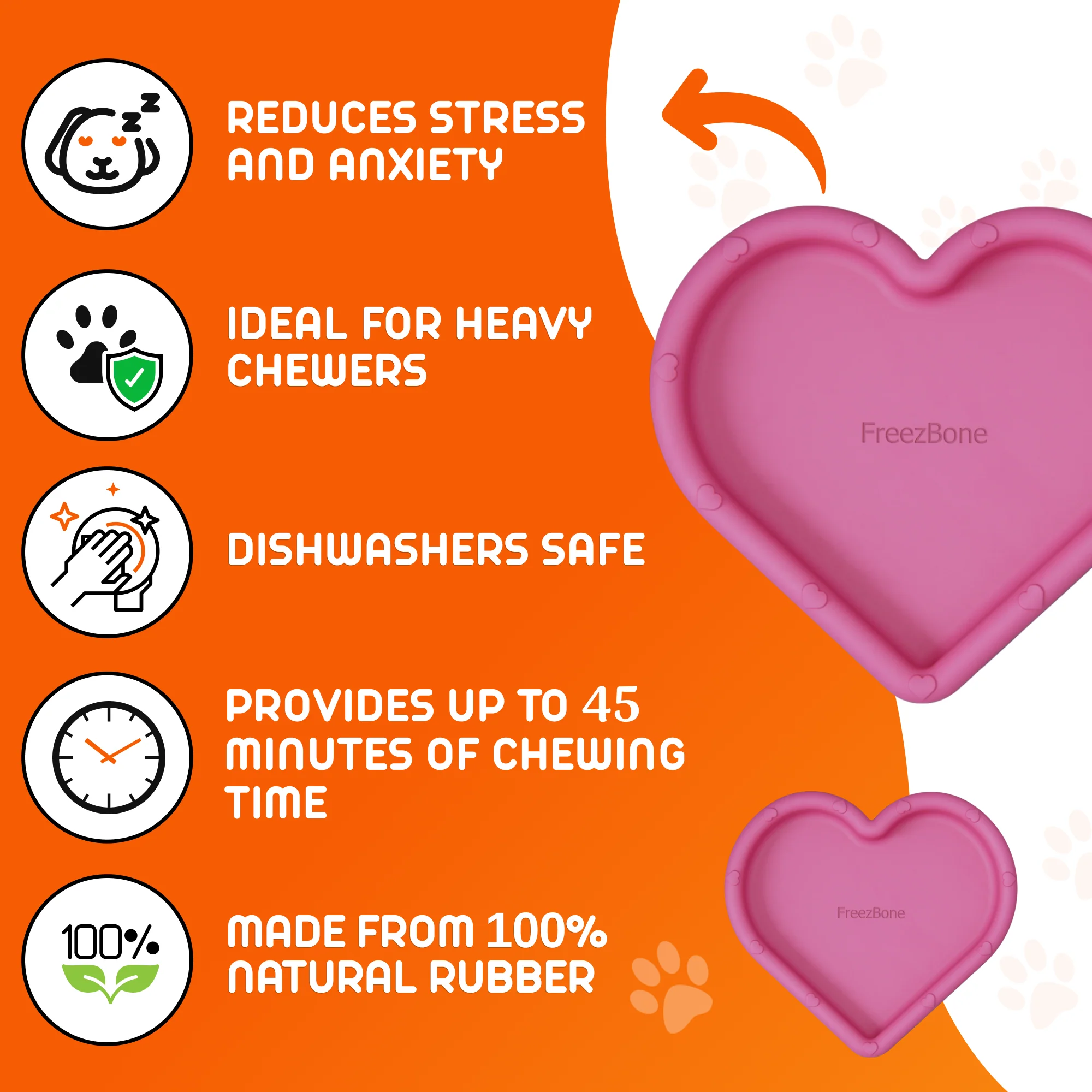 FreezHeart - Durable Heart Enrichment Chew - Image 12