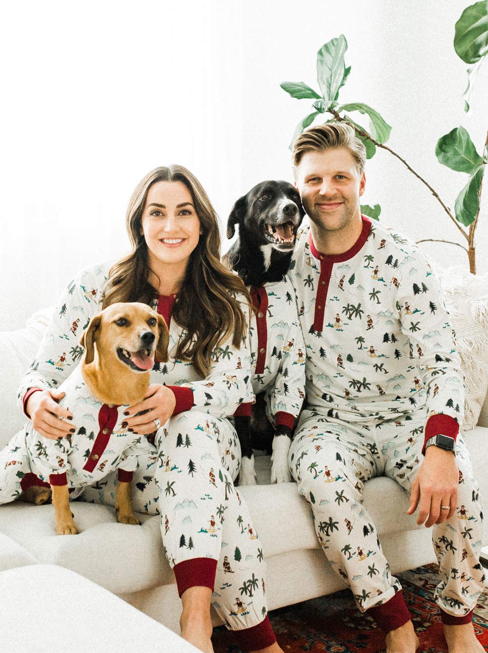 Fun Fam Surfing Santa Pajama (Dog & Kid Sizes Only) - Image 2