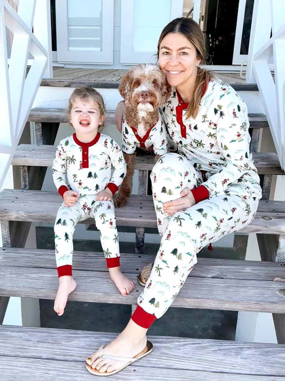Fun Fam Surfing Santa Pajama (Dog & Kid Sizes Only) - Image 4
