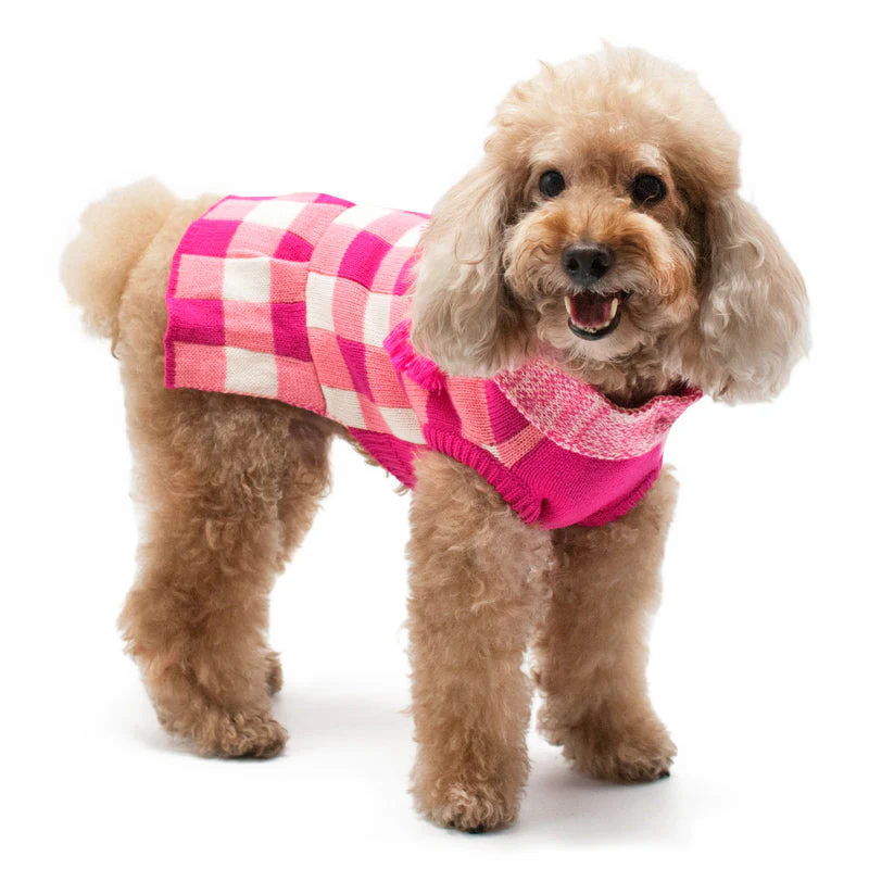 Gingham Sweater Dress - Image 3
