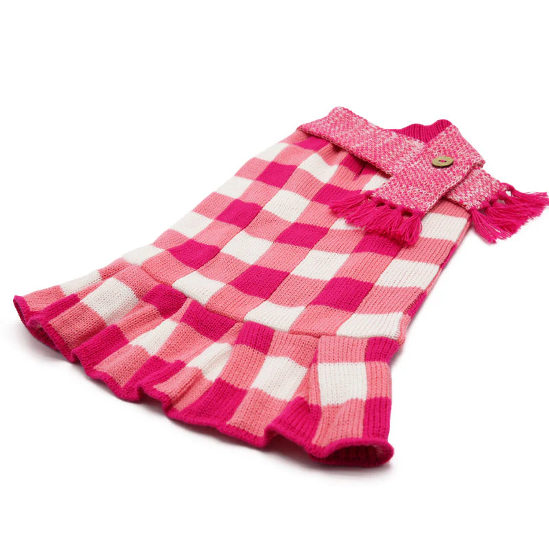 Gingham Sweater Dress - Image 6