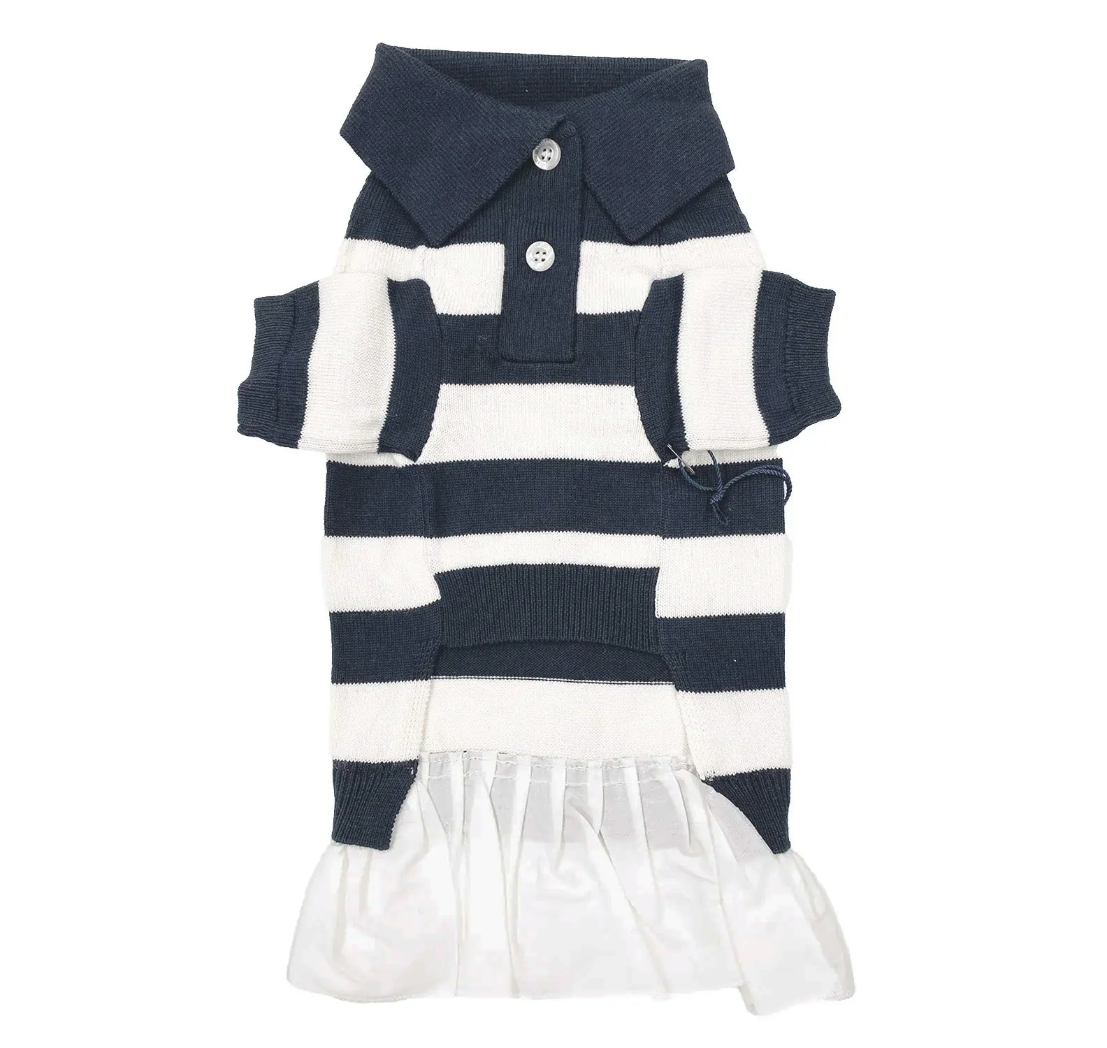‘Gladys’ Cashmere blend Polo Dress - Image 2