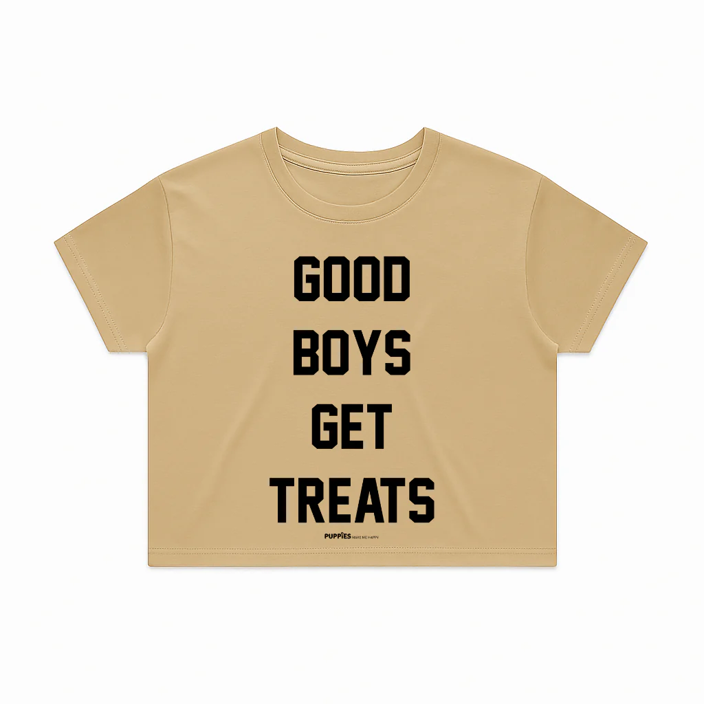Good Boys Get Treats Crop Top | Gift for Dog Lovers & Pup Owners - Image 12