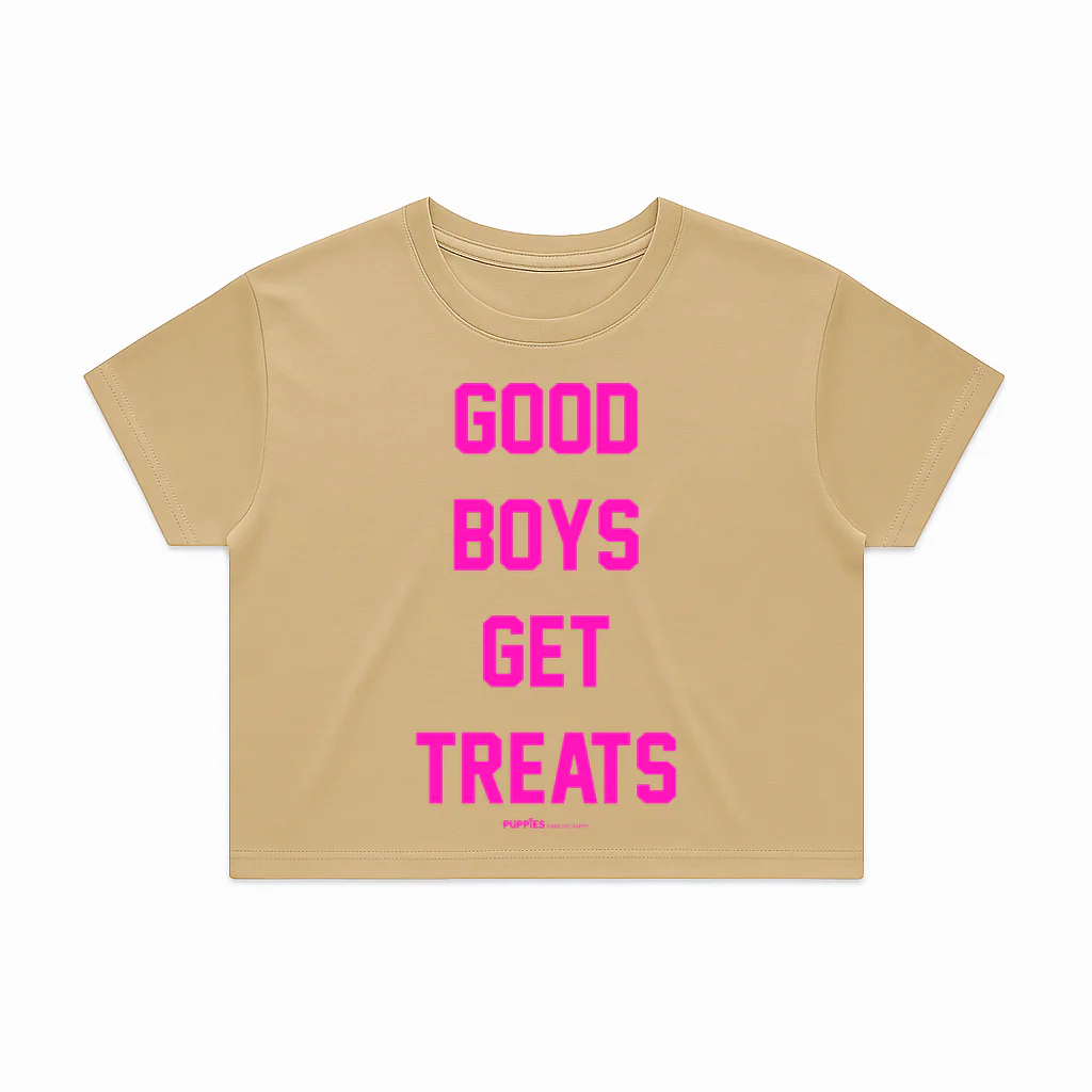 Good Boys Get Treats Crop Top | Gift for Dog Lovers & Pup Owners - Image 13