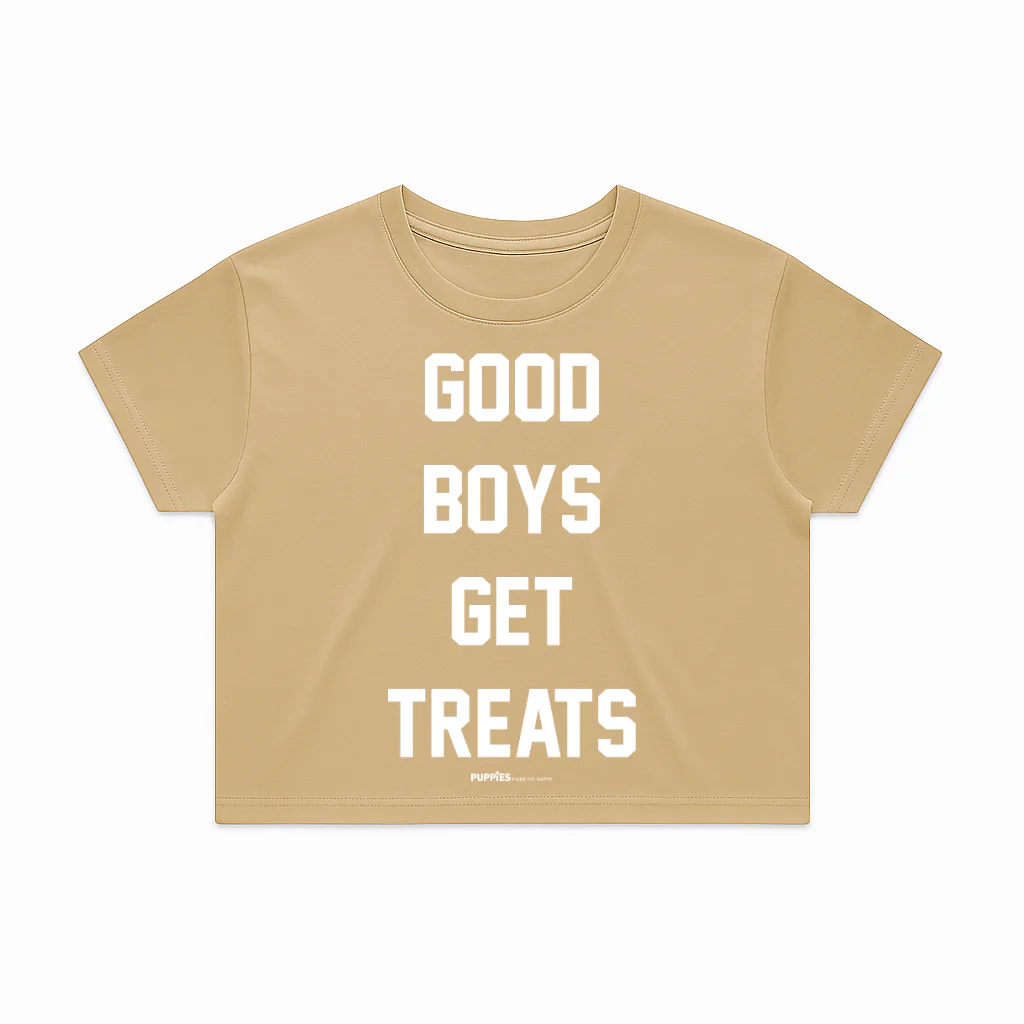 Good Boys Get Treats Crop Top | Gift for Dog Lovers & Pup Owners - Image 7