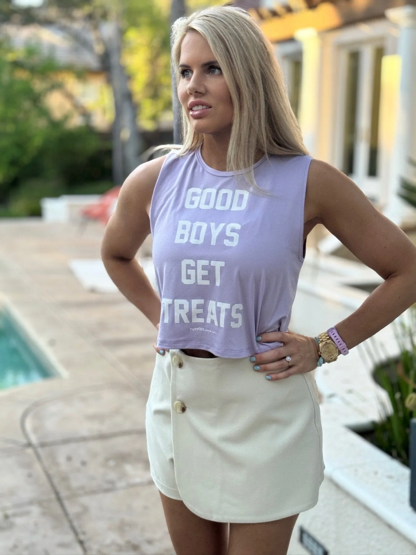 Good Boys Get Treats Crop Tank | Gift for Dog Moms | Made in USA - Image 10