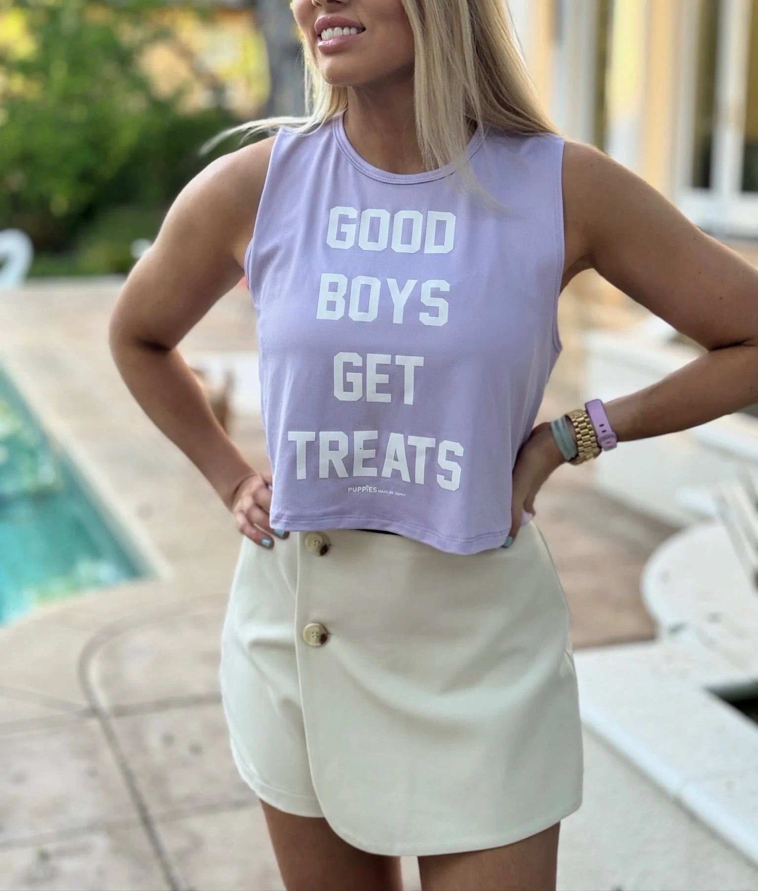 Good Boys Get Treats Crop Tank | Gift for Dog Moms | Made in USA - Image 20