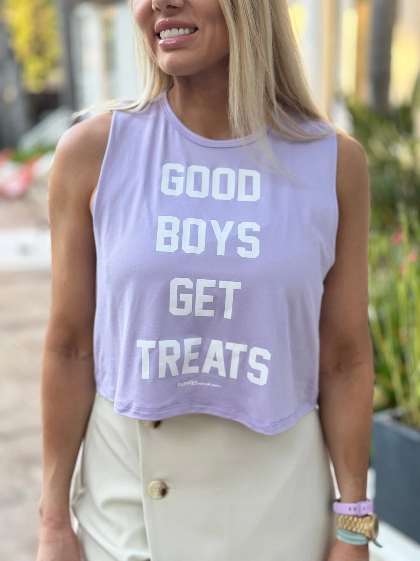 Good Boys Get Treats Crop Tank | Gift for Dog Moms | Made in USA - Image 23