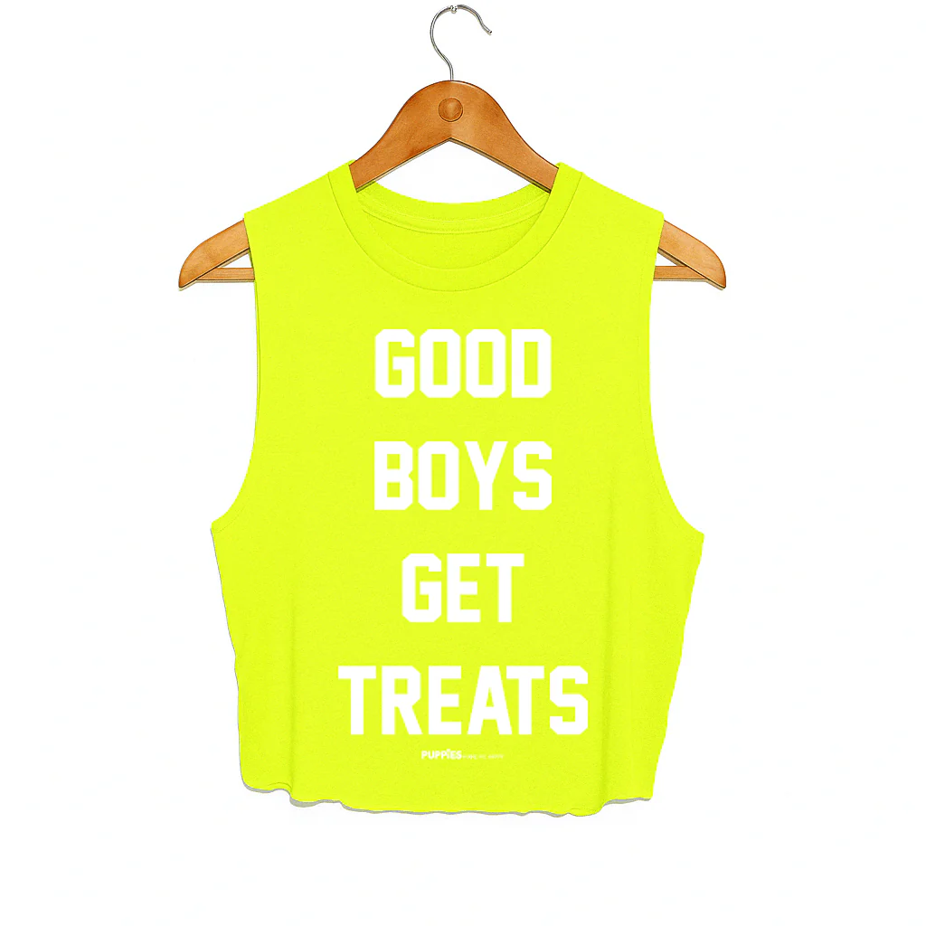 Good Boys Get Treats Crop Tank | Gift for Dog Moms | Made in USA - Image 30