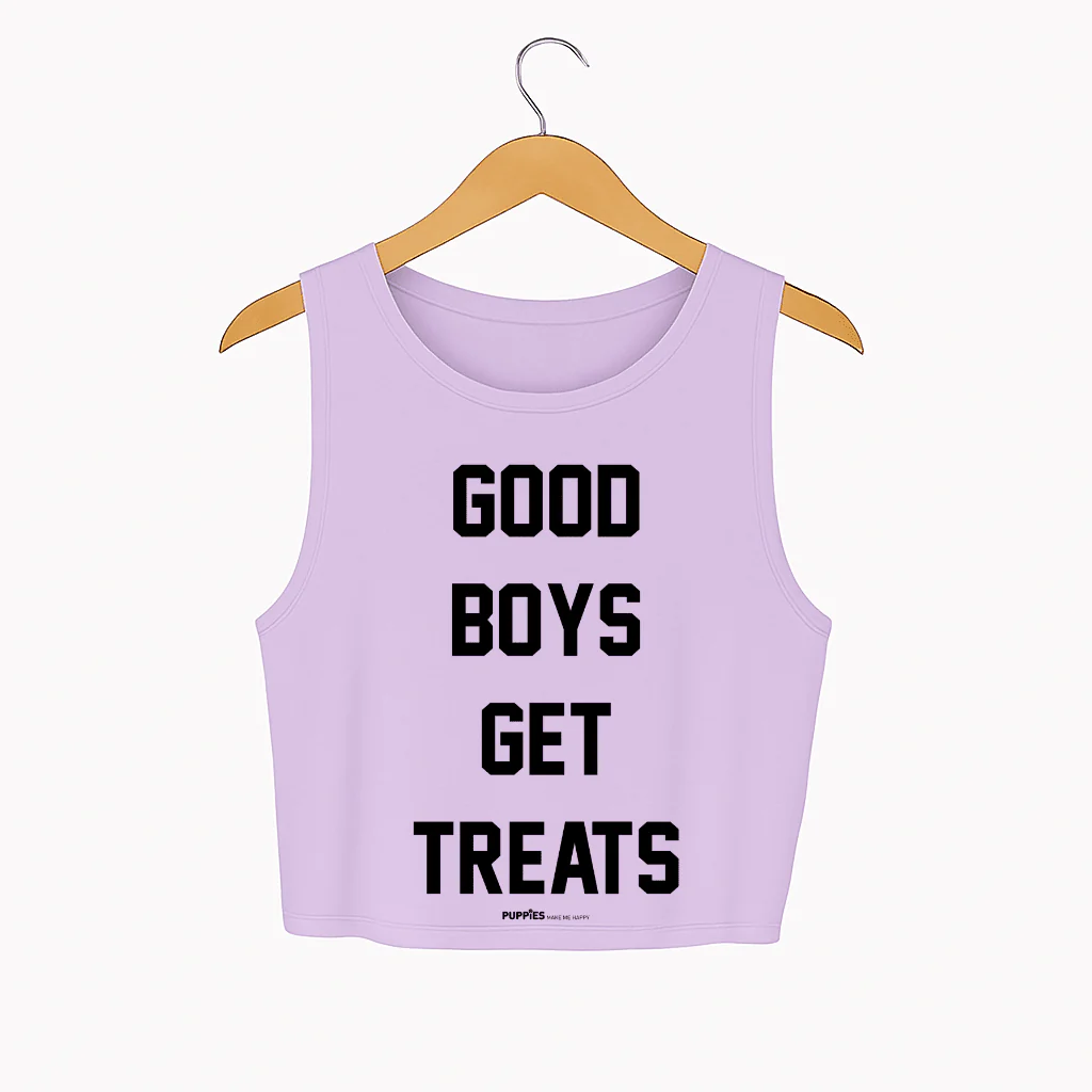 Good Boys Get Treats Crop Tank | Gift for Dog Moms | Made in USA - Image 7