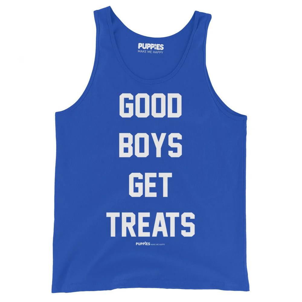 Good Boys Get Treats | Gift for Dog Dad | Uni-Sex Tank Top - Image 4