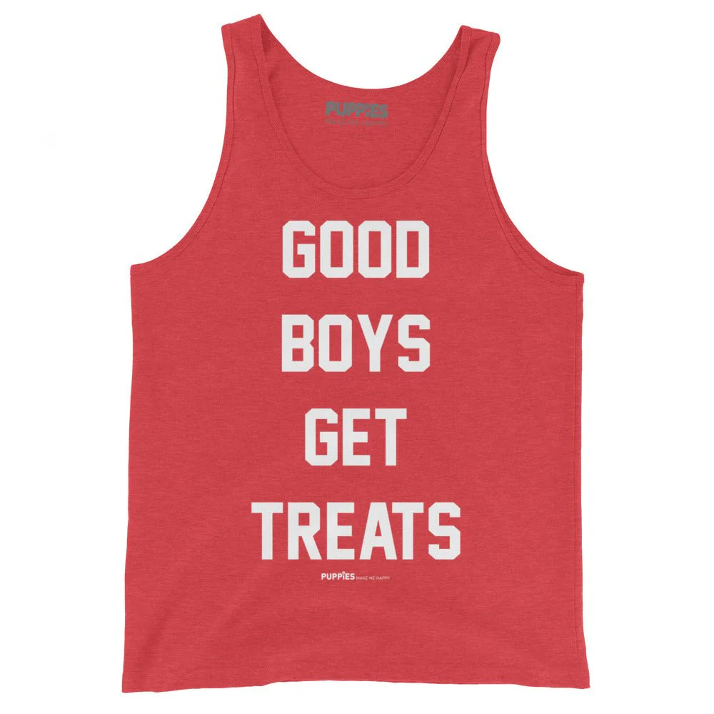 Good Boys Get Treats | Gift for Dog Dad | Uni-Sex Tank Top - Image 5