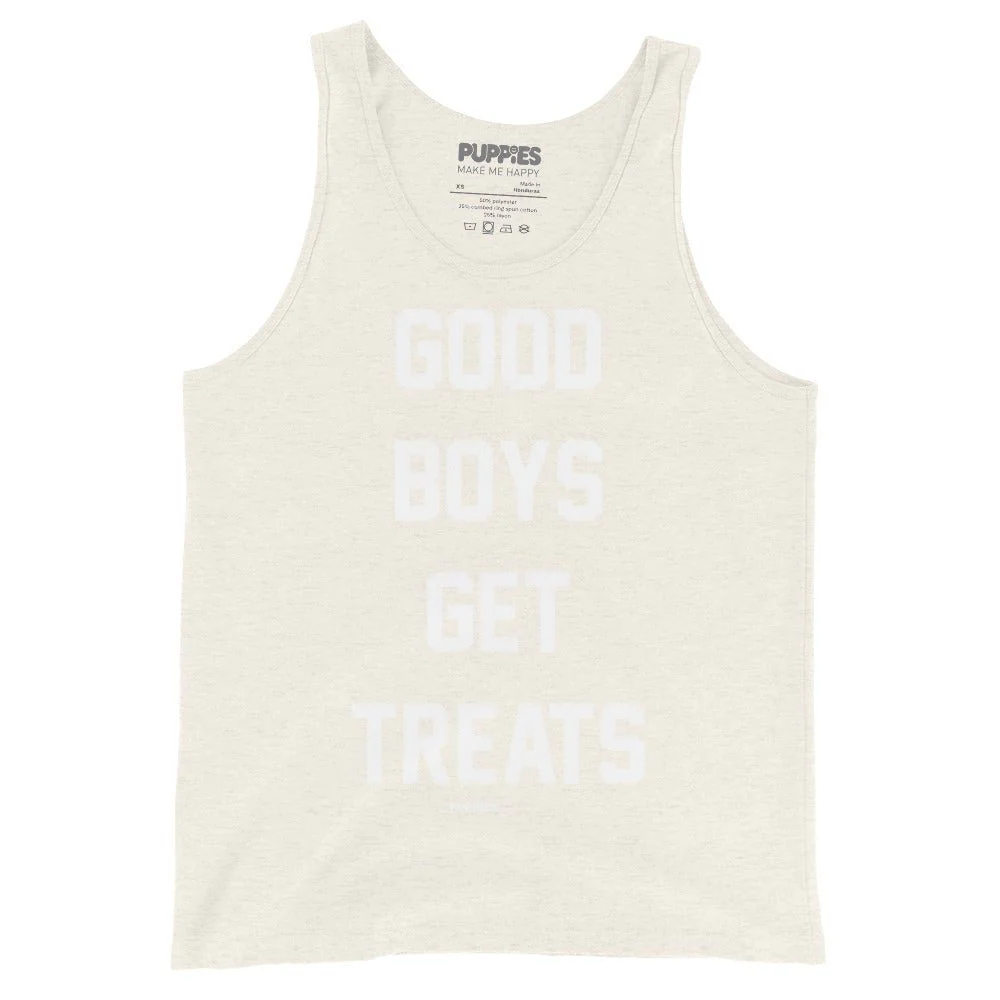 Good Boys Get Treats | Gift for Dog Dad | Uni-Sex Tank Top - Image 7