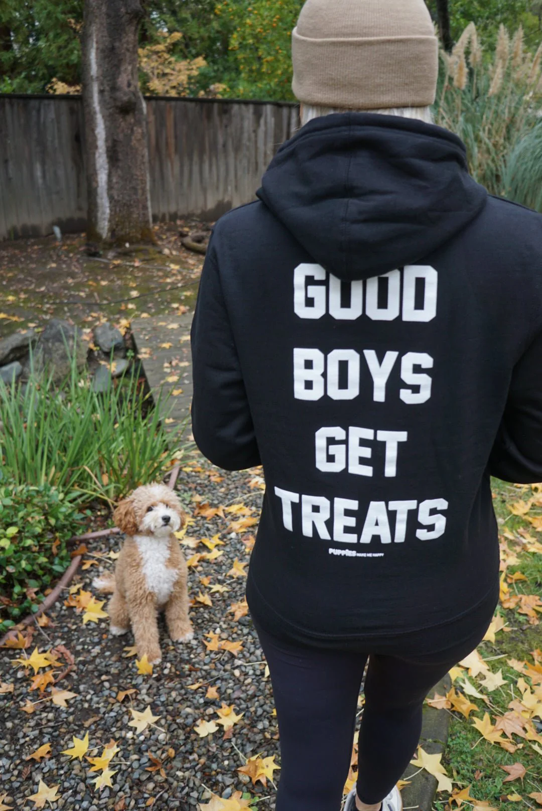 Good Boys Get Treats Hoodie | Gift for Dog Lovers | Front & Back Prints - Image 2