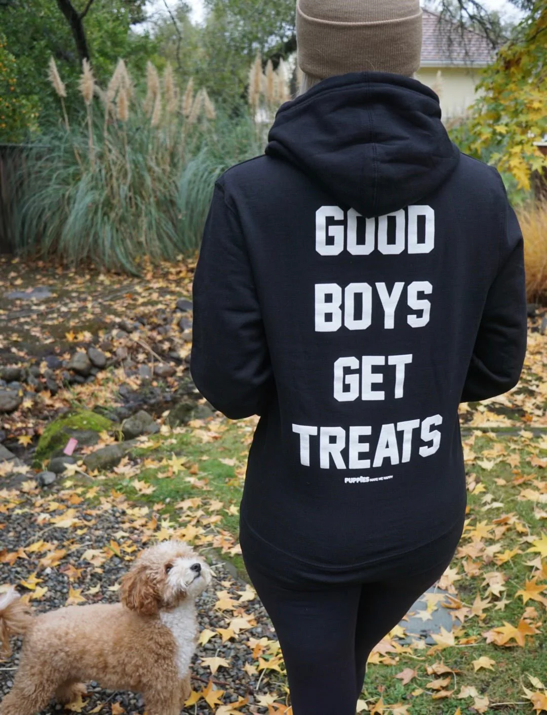 Good Boys Get Treats Hoodie | Gift for Dog Lovers | Front & Back Prints - Image 5