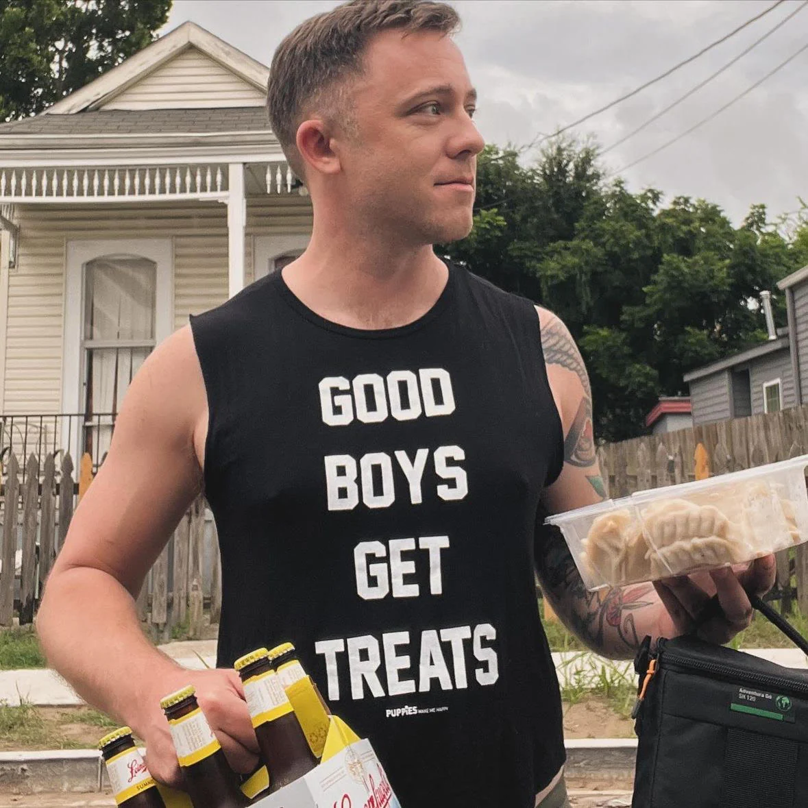 Good Boys Get Treats Muscle Tank | Gift for Dog Lovers - Image 2