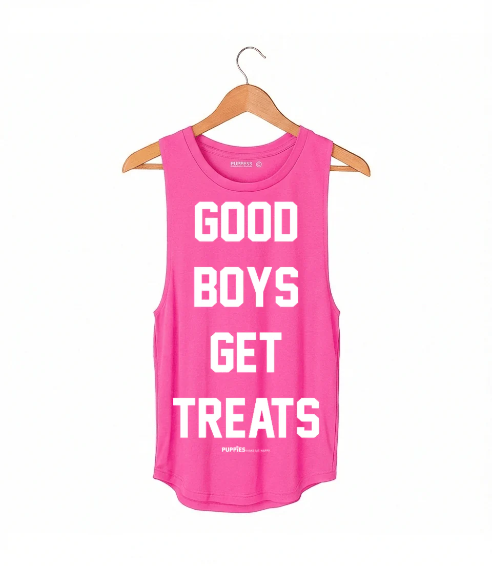 Good Boys Get Treats Women's Tank Top | Gift for Dog Moms | Made in USA - Image 3