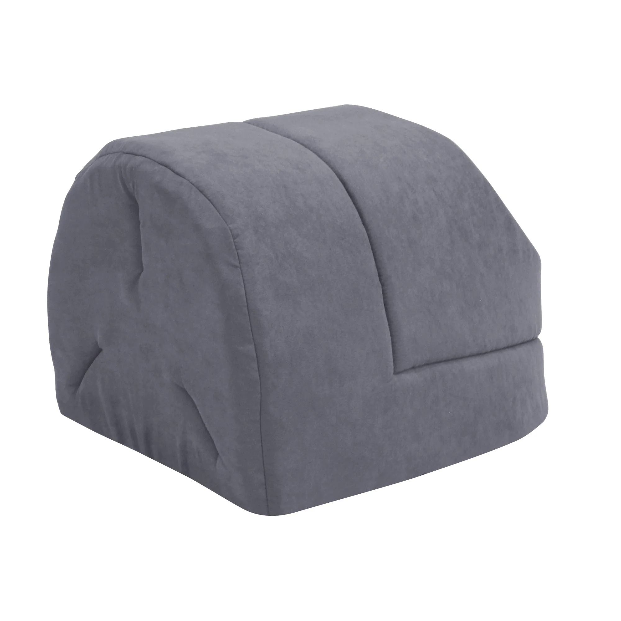 GOOPAWS Cave Covered for Small Dog & Cat Warming Burrow Bed, Gray - Image 6