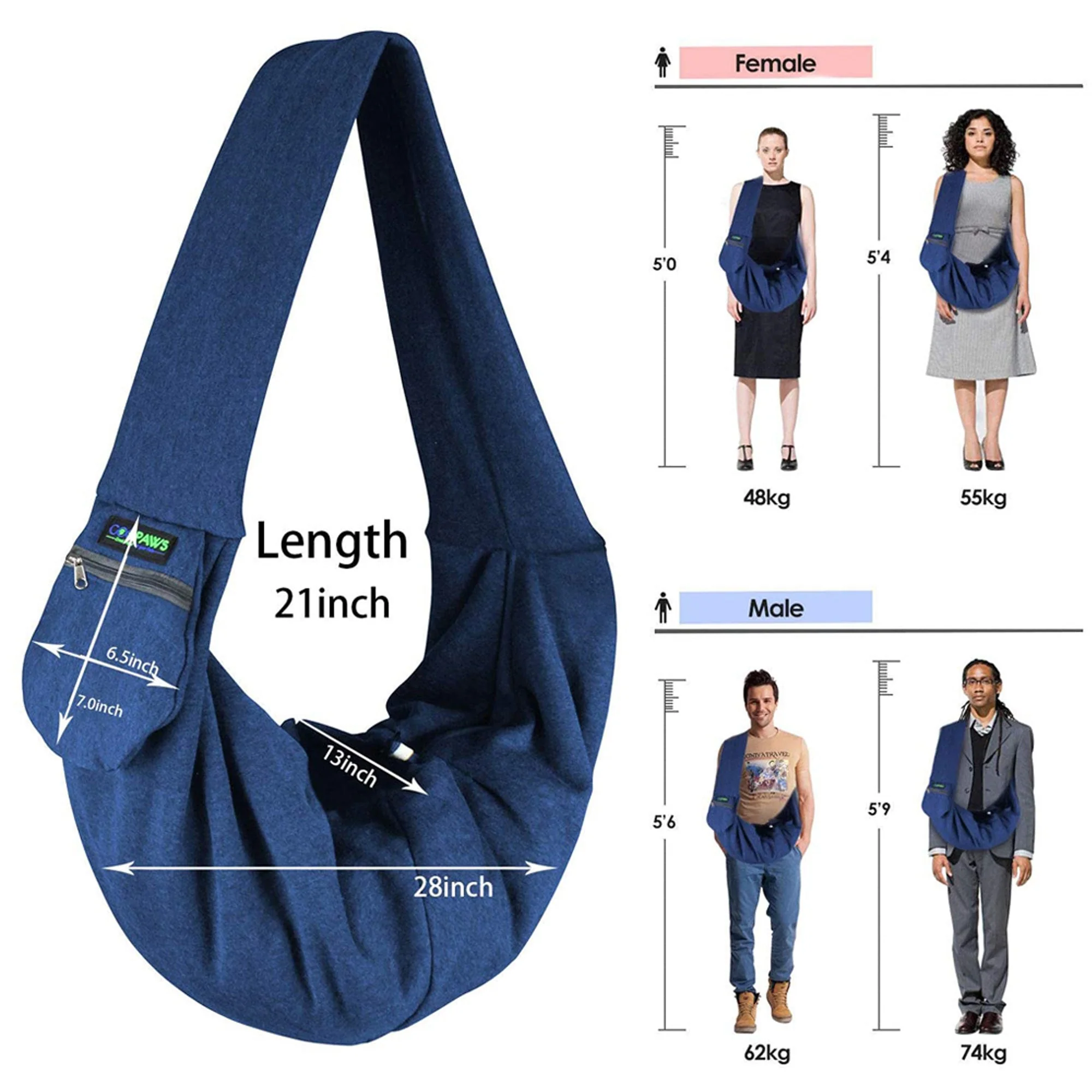GOOPAWS Comfy Dog & Cat Sling - Image 5