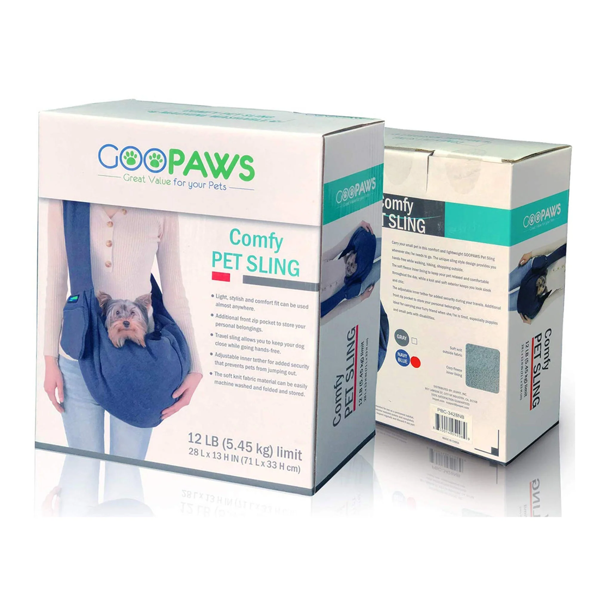 GOOPAWS Comfy Dog & Cat Sling - Image 6