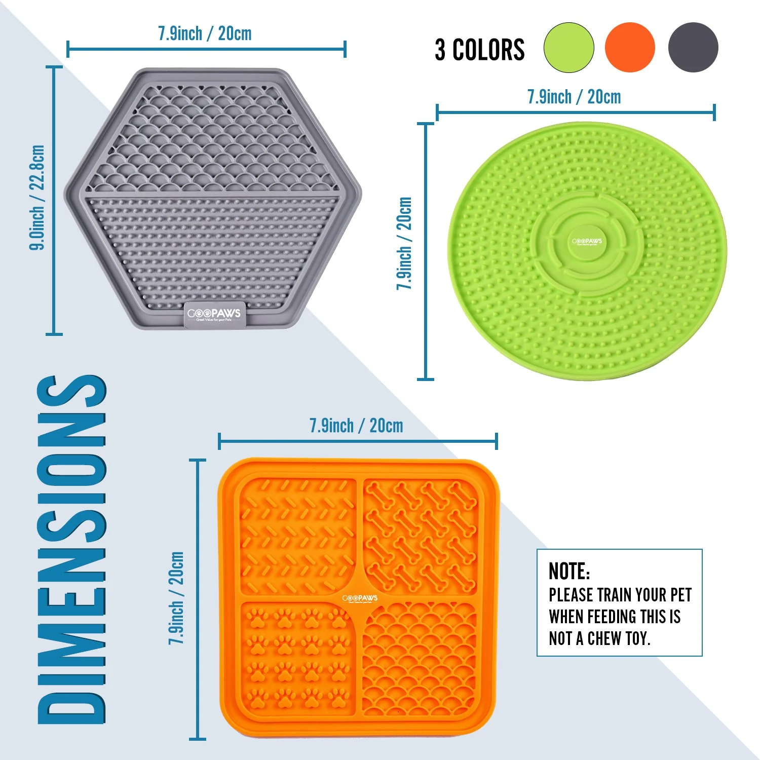 GOOPAWS Lick Mat 3 Pack - Image 3