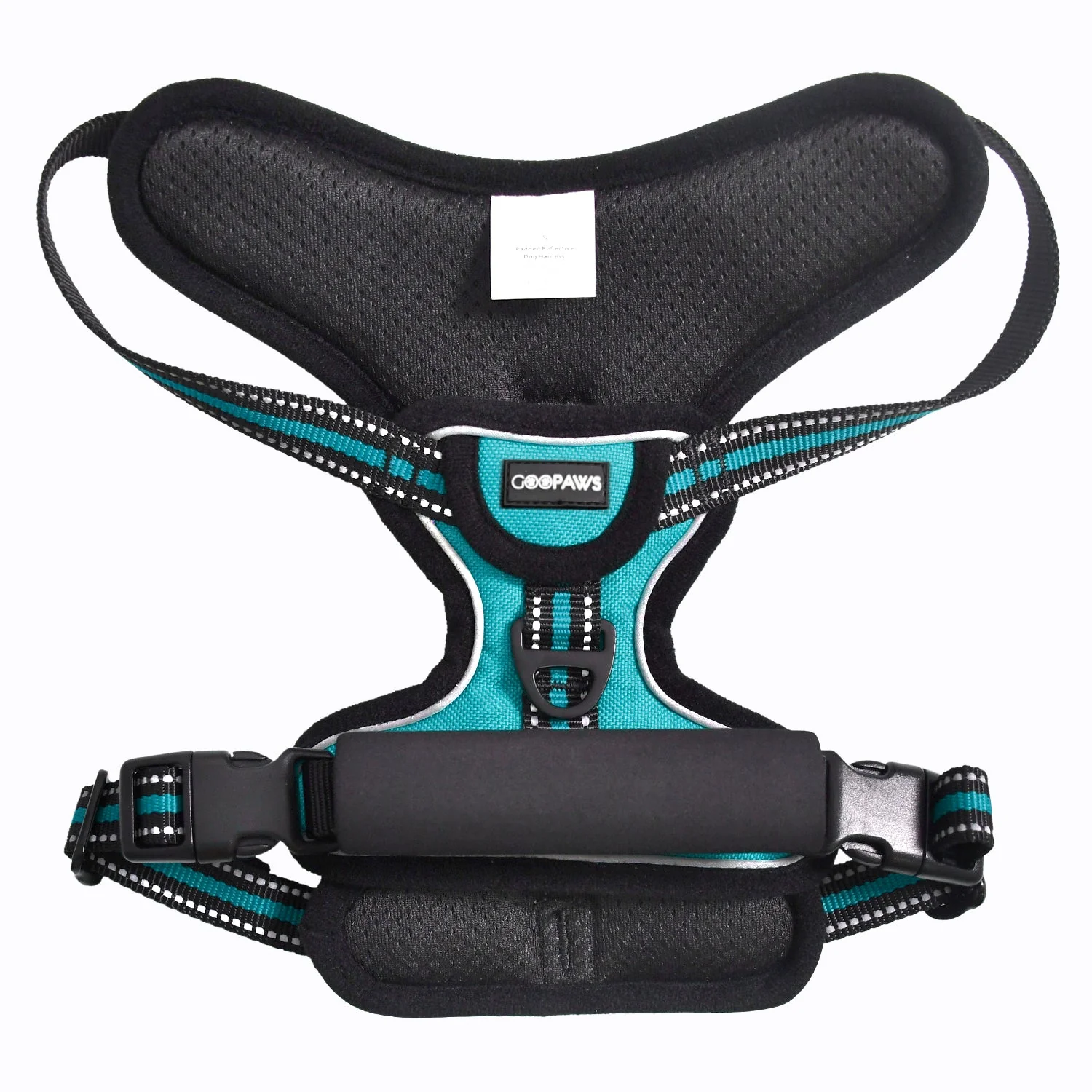 GOOPAWS Padded Reflective Pet Dog Harness, Lightweight Ripstop, Blue - Image 5