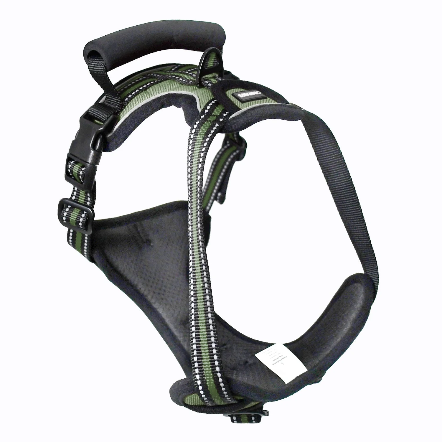 GOOPAWS Padded Reflective Pet Dog Harness, Lightweight Ripstop, Green - Image 9