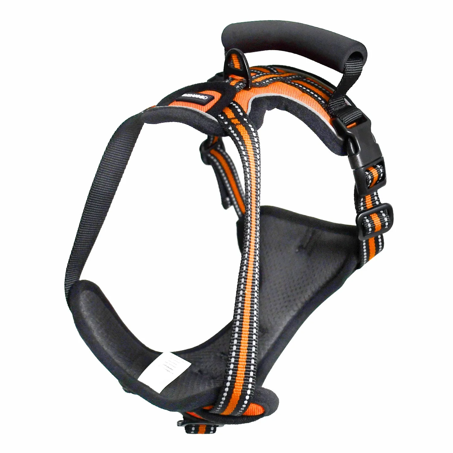 GOOPAWS Padded Reflective Pet Dog Harness, Lightweight Ripstop, Orange - Image 8