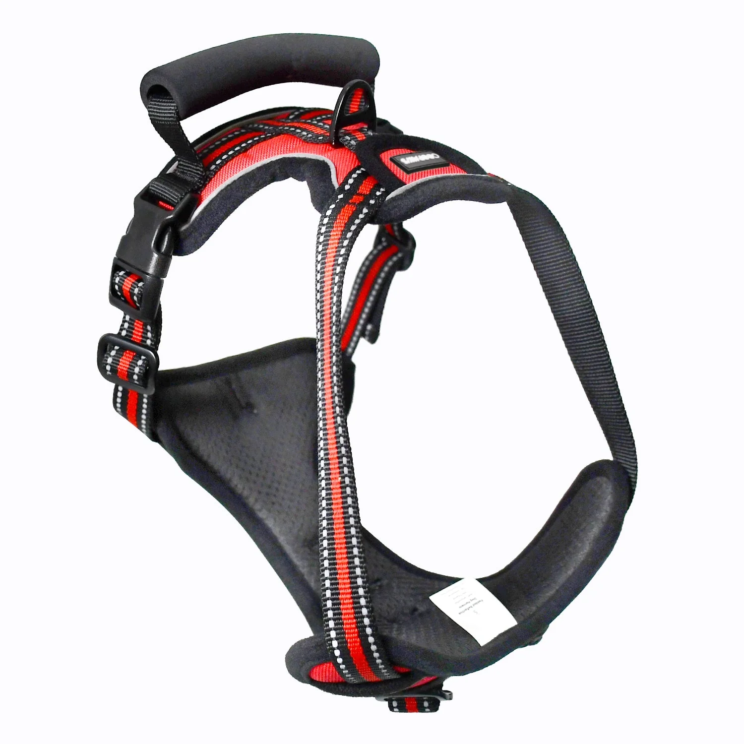 GOOPAWS Padded Reflective Pet Dog Harness, Lightweight Ripstop, Red - Image 9
