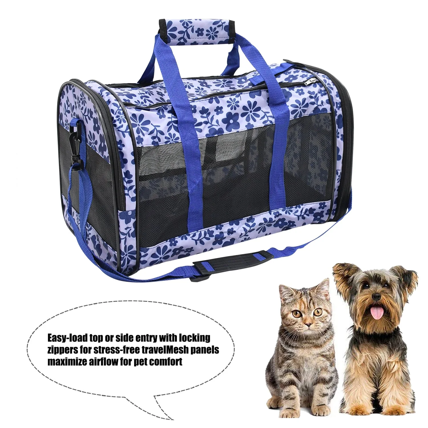 GOOPAWS Soft-Sided Travel Small Dog & Cat Carrier Bag - Image 31