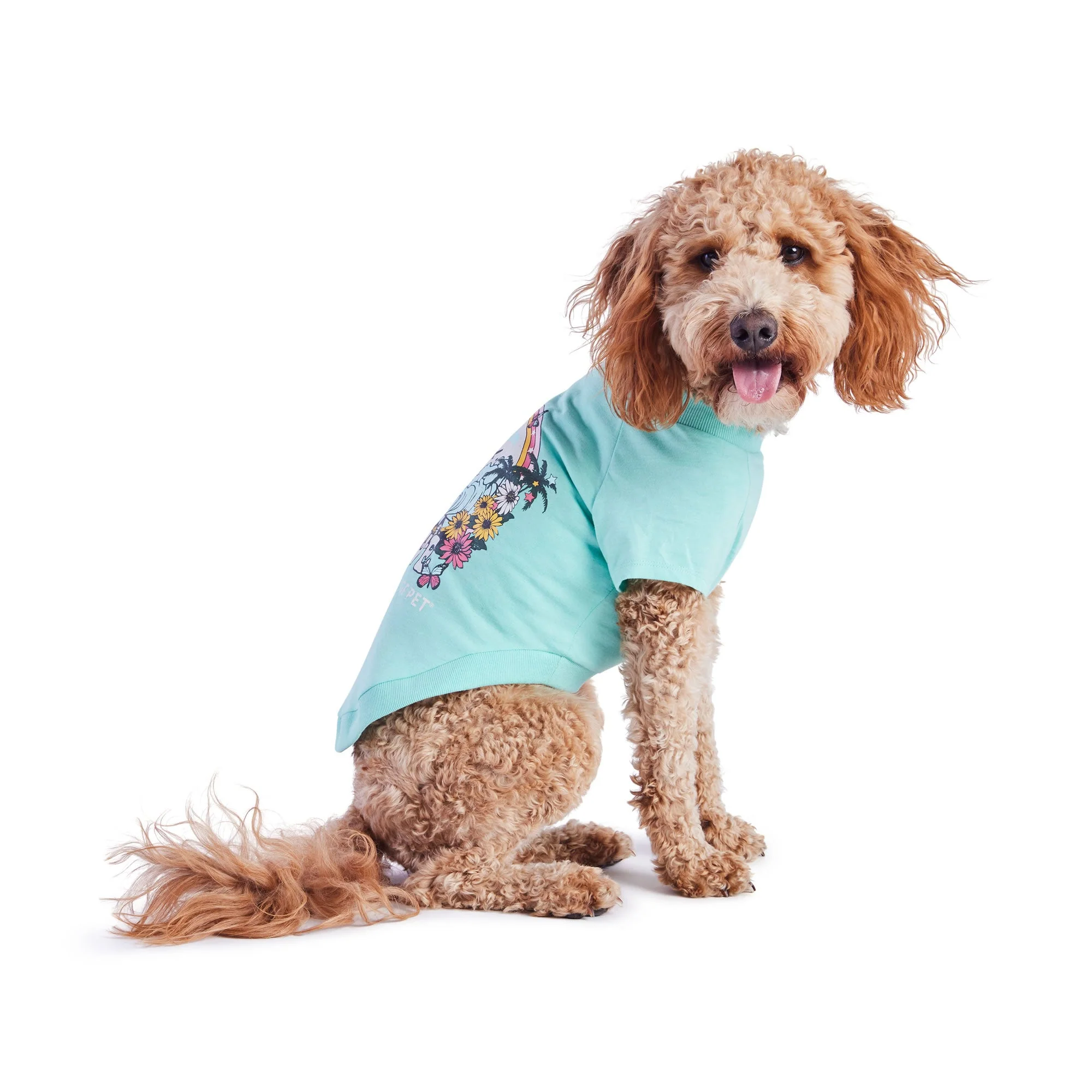 Graphic Tee - Aqua - Image 4