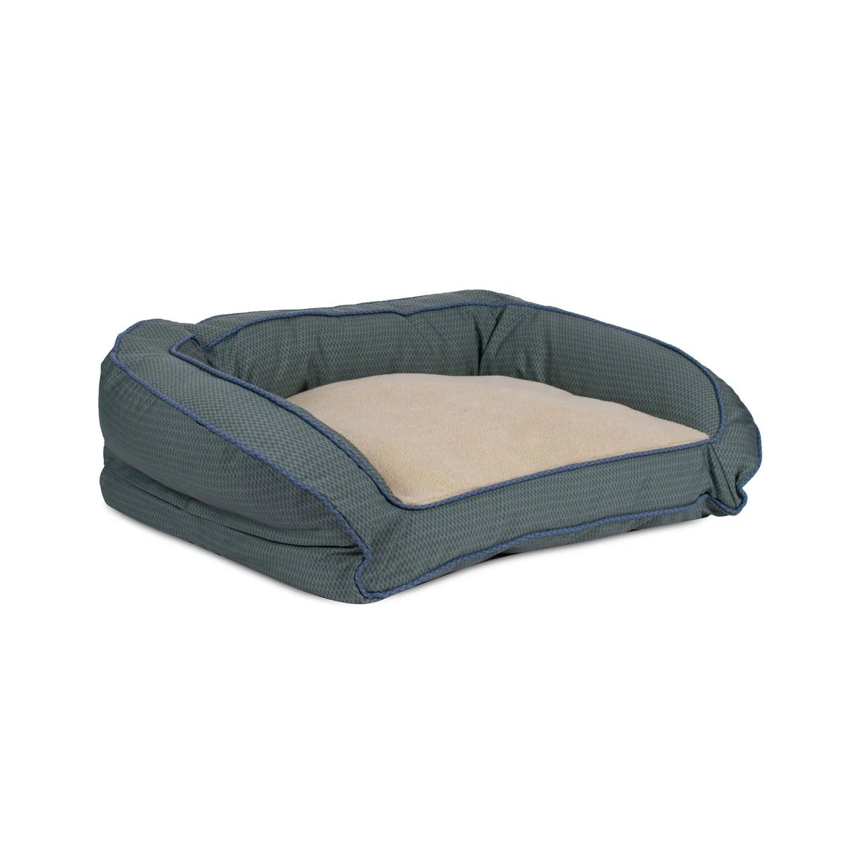 GreenDog Bolster Bed- Checkered Wave - Image 2