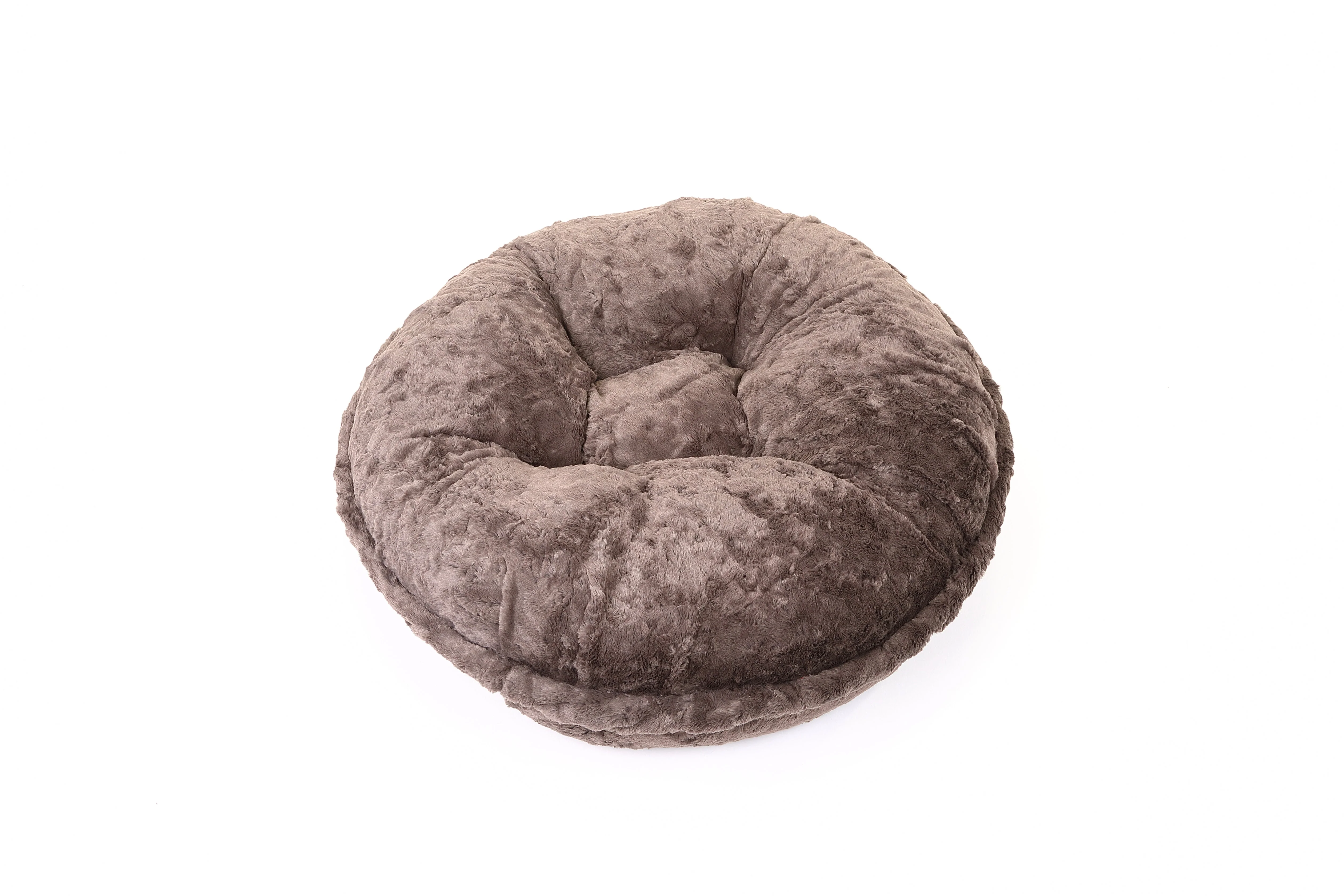 Grey Mink Bagel Bed - Image 2