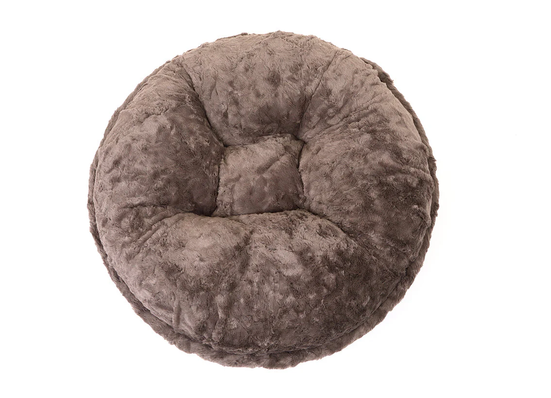 Grey Mink Bagel Bed - Image 3