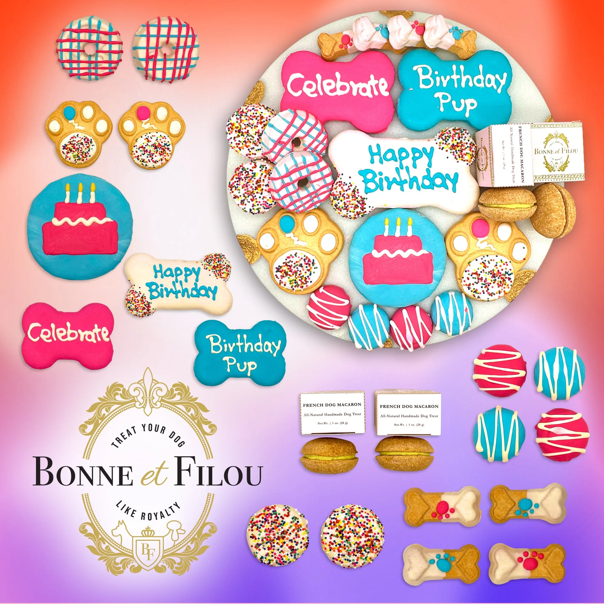 Happy Birthday Dog Treats Gift Box - Image 5