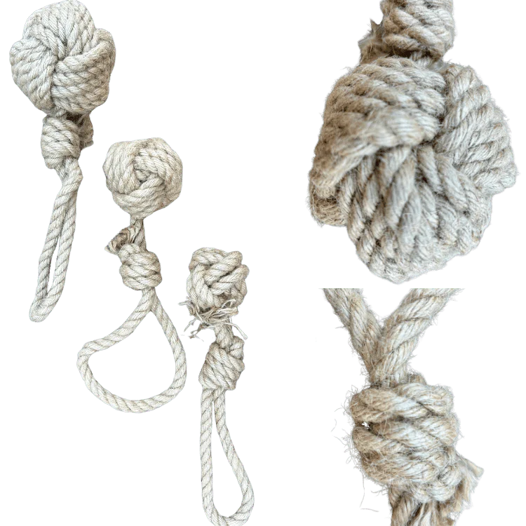 hemp rope dog tug toy - Image 13
