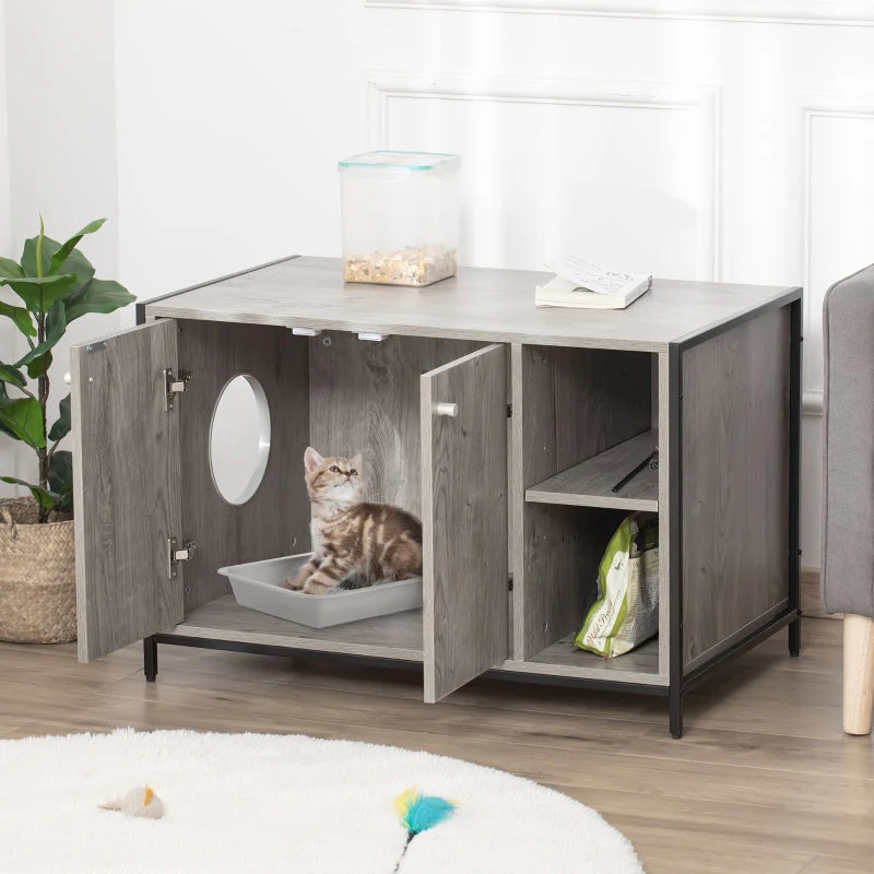 Hidden Cat Litter Box Enclosure - Image 20