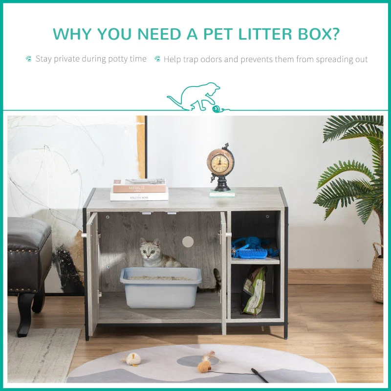 Hidden Cat Litter Box Enclosure - Image 22