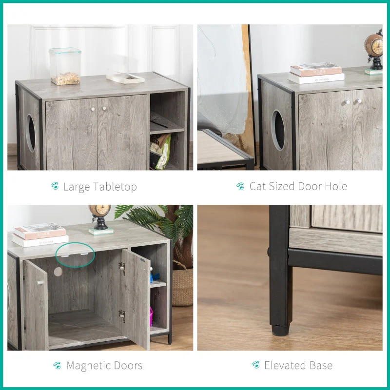 Hidden Cat Litter Box Enclosure - Image 23