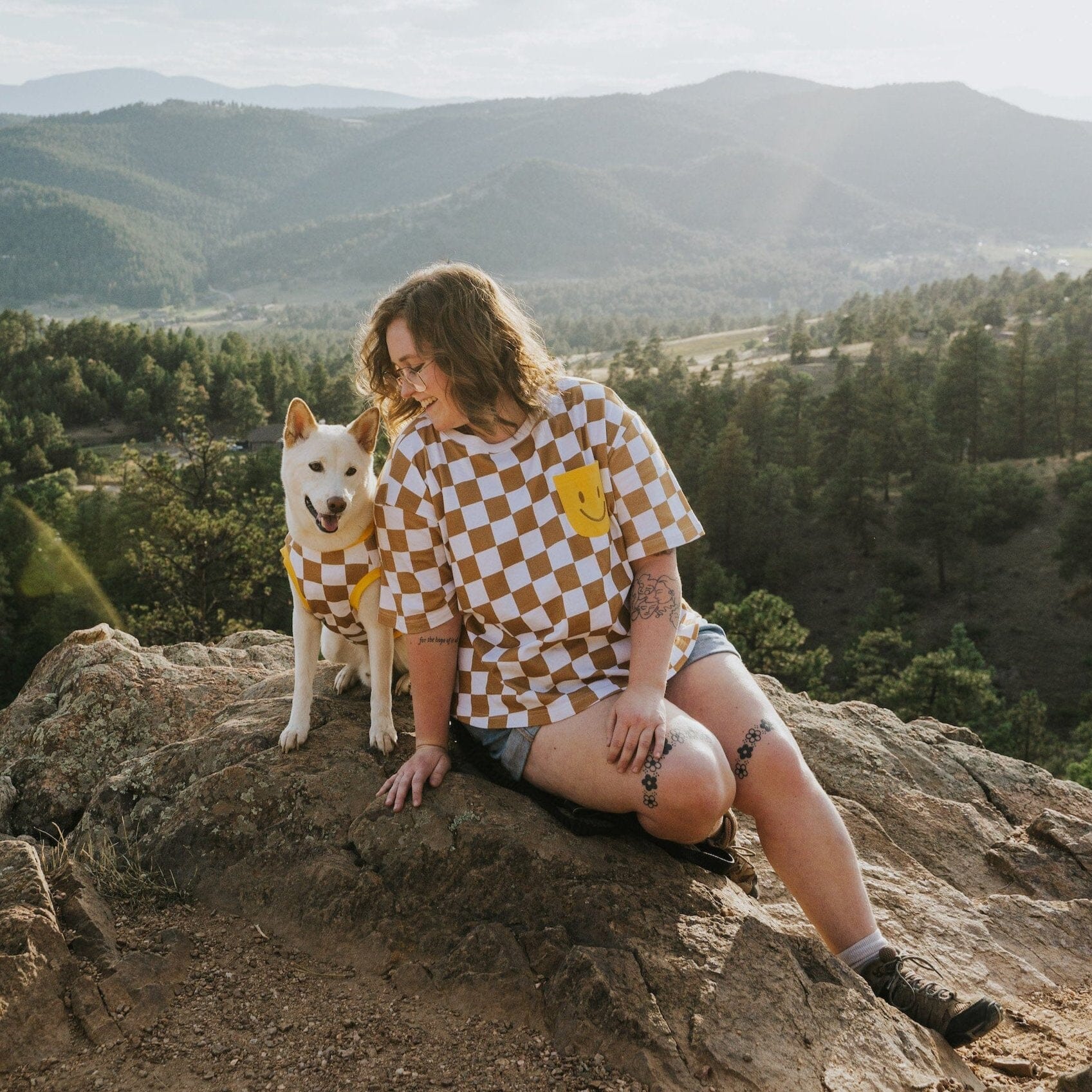 Human Oversized Cotton Smiley Tee - Image 5