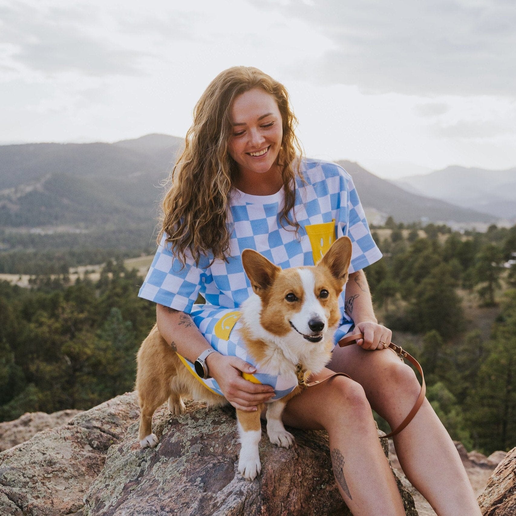 Human Oversized Cotton Smiley Tee - Image 6