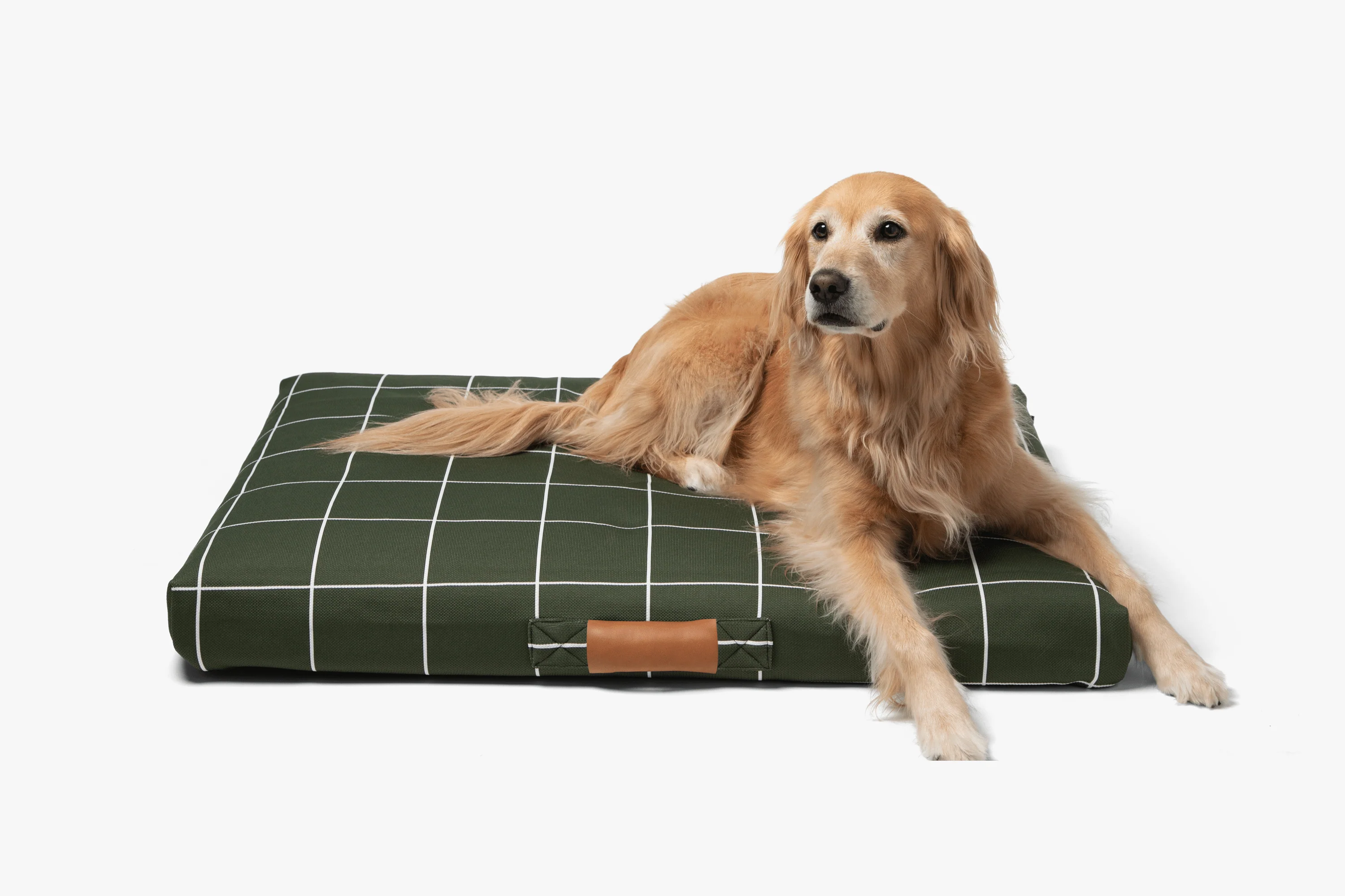 Hunter Green Grid | Dog Bed or Bed Cover - Image 2