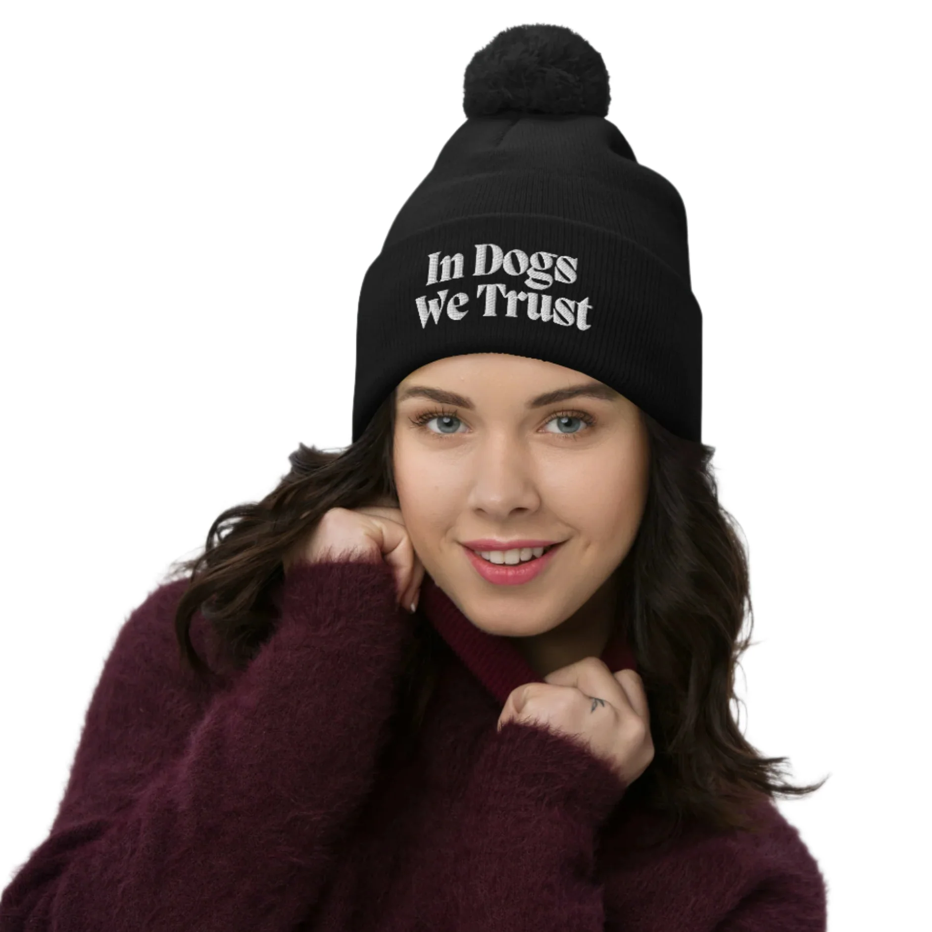 In Dogs We Trust Beanie - Image 2